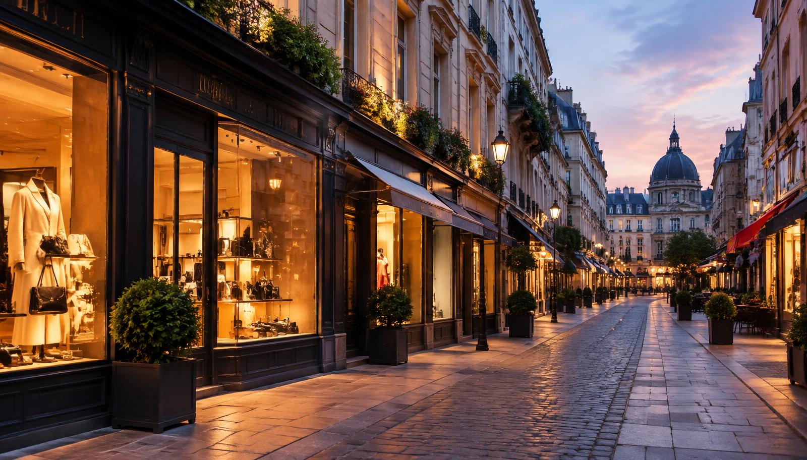 Façade d'une boutique disponible à la location